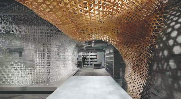 Interior of The Arts Bridge Space in Shanghai