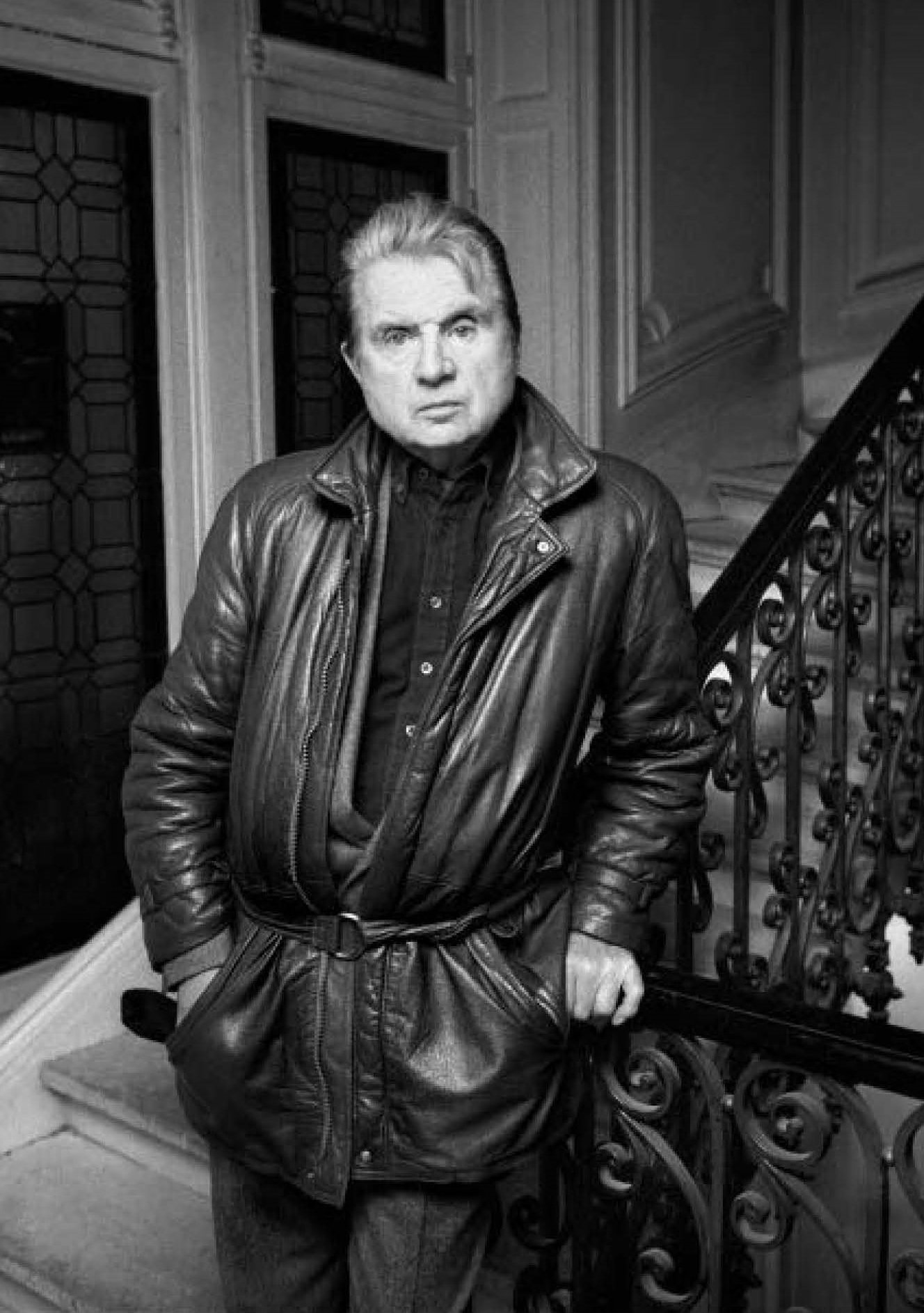 Black and white image of Francis Bacon