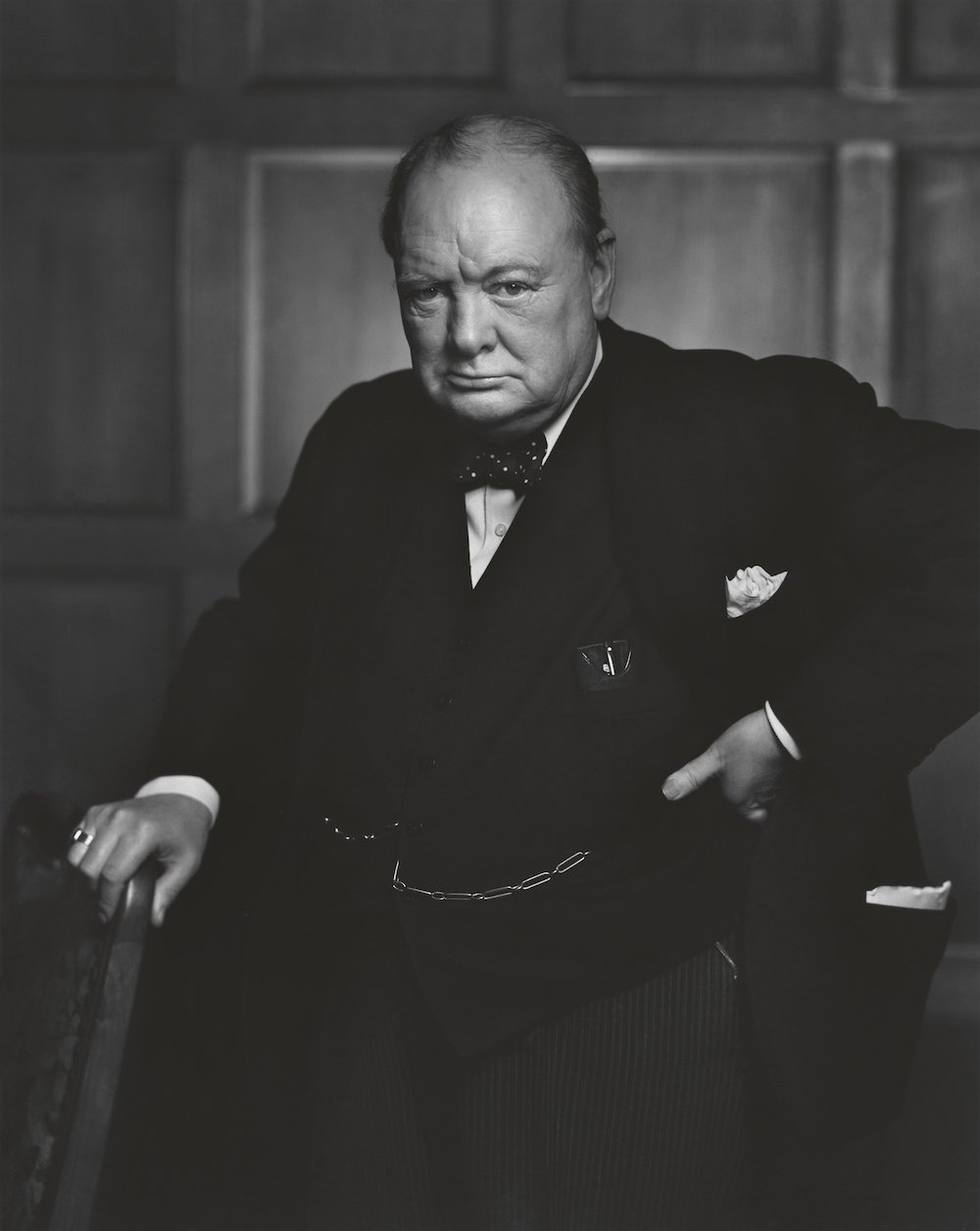 Winston Churchill by Yousuf Karsh