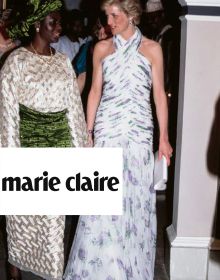 Princess Diana's iconic "Revenge Dress" was supposed to be white, apparently. Diana: A Life in Dresses is in Marie Claire
