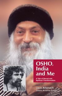 Book cover of Osho, India and Me: A Tale of Sexual and Spiritual Transformation, with Osho smiling. Published by Niyogi Books.