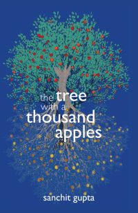Book cover of The Tree With A Thousand Apples, with a large apple tree. Published by Niyogi Books.