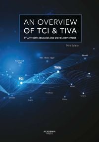 Blue cover of 'An Overview of TCI & TIVA', by Lannoo Publishers.