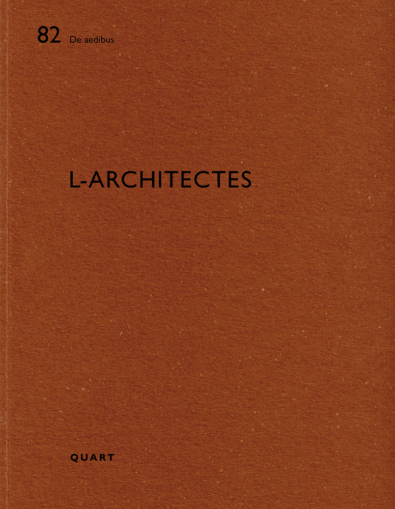 82 De aedibus L-ARCHITECTES in black font on brown cover.