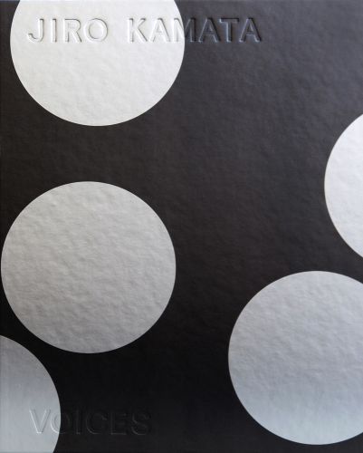 Large white circles on black cover, JIRO KAMATA VOICE in embossed font to top and bottom.