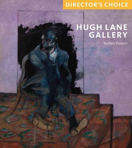 Seated Figure and Carpet by Francis Bacon, HUGH LANE GALLERY in white font to upper right.