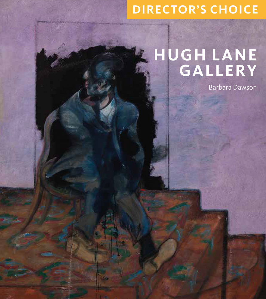 Seated Figure and Carpet by Francis Bacon, HUGH LANE GALLERY in white font to upper right.