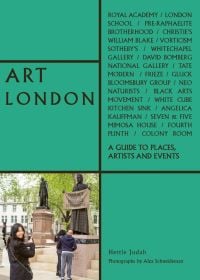 Book cover of Art London, with tourists taking photos of the statue of Millicent Fawcett in Parliament Square. Published by ACC Art Books.