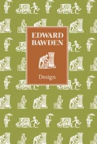 Book cover of Edward Bawden: Design, featuring a graphic print of postman collecting post from mailbox. Published by ACC Art Books.