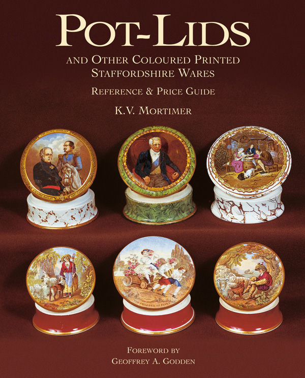 Pot-lids & Other Coloured Printed Staffordshire Ware