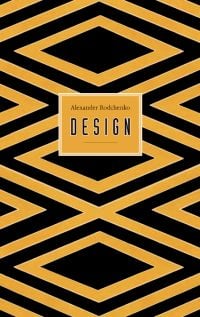 Book cover of Rodchenko, Design, with a black and gold diamond print design. Published by ACC Art Books.