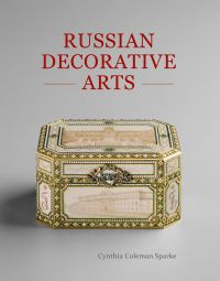 Ornate House of Fabergé Music Box, 1907 made of gold, enamel and pearls, on cover of 'Russian Decorative Arts', by ACC Art Books.