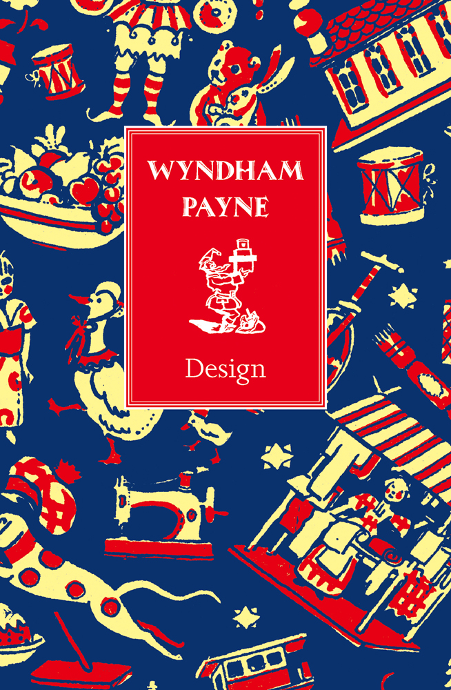 Jemima puddle duck, singer sewing machine on blue cover, Wyndham Payne Design in white font to central red banner.