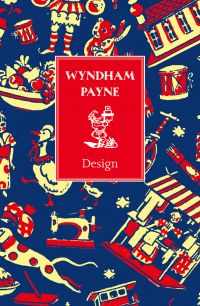 Jemima puddle duck, singer sewing machine on blue cover of 'Wyndham Payne Design', by ACC Art Books.