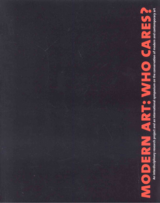 Book cover of Modern Art: Who Cares?. Published by Archetype Publications.