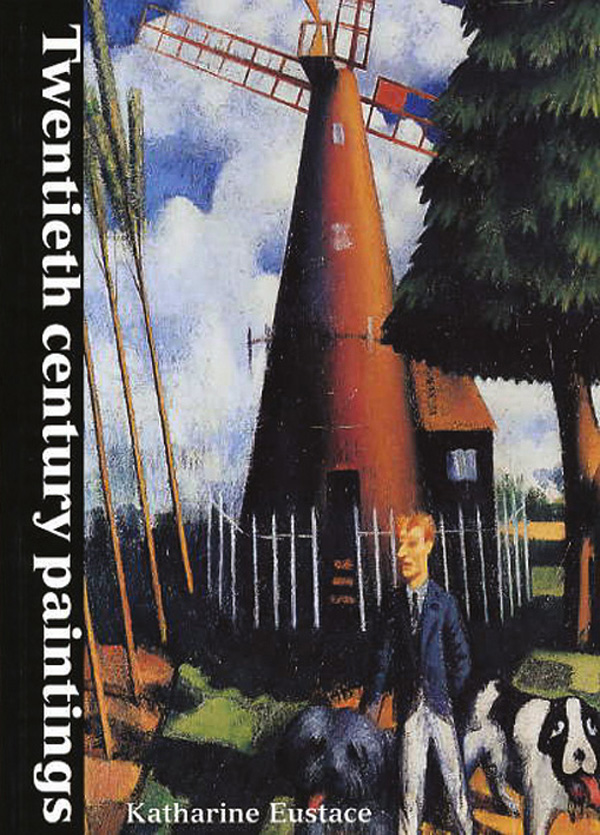 Painting 'Gilbert Cannan at his Mill', by Mark Gertler, on cover of 'Twentieth Century Paintings', by Ashmolean Museum.