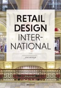 Interior of grand shopping mall, on cover of 'Retail Design International Vol. 3, Components, Spaces, Buildings', by Avedition Gmbh.