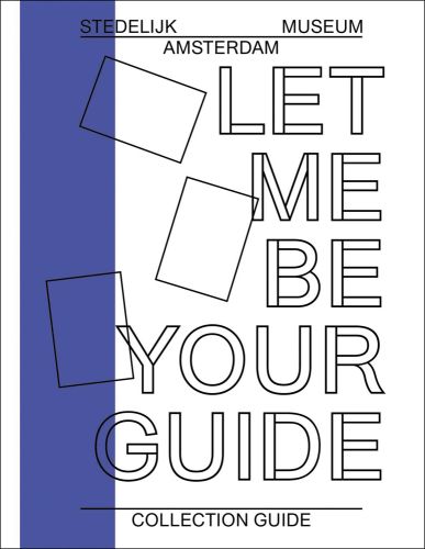 LET ME BE YOUR GUIDE in black stencil on white cover and blue banner to left