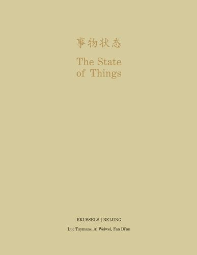 Chinese characters on beige cover of 'State of Things - Brussels/beijing', by Lannoo Publishers.