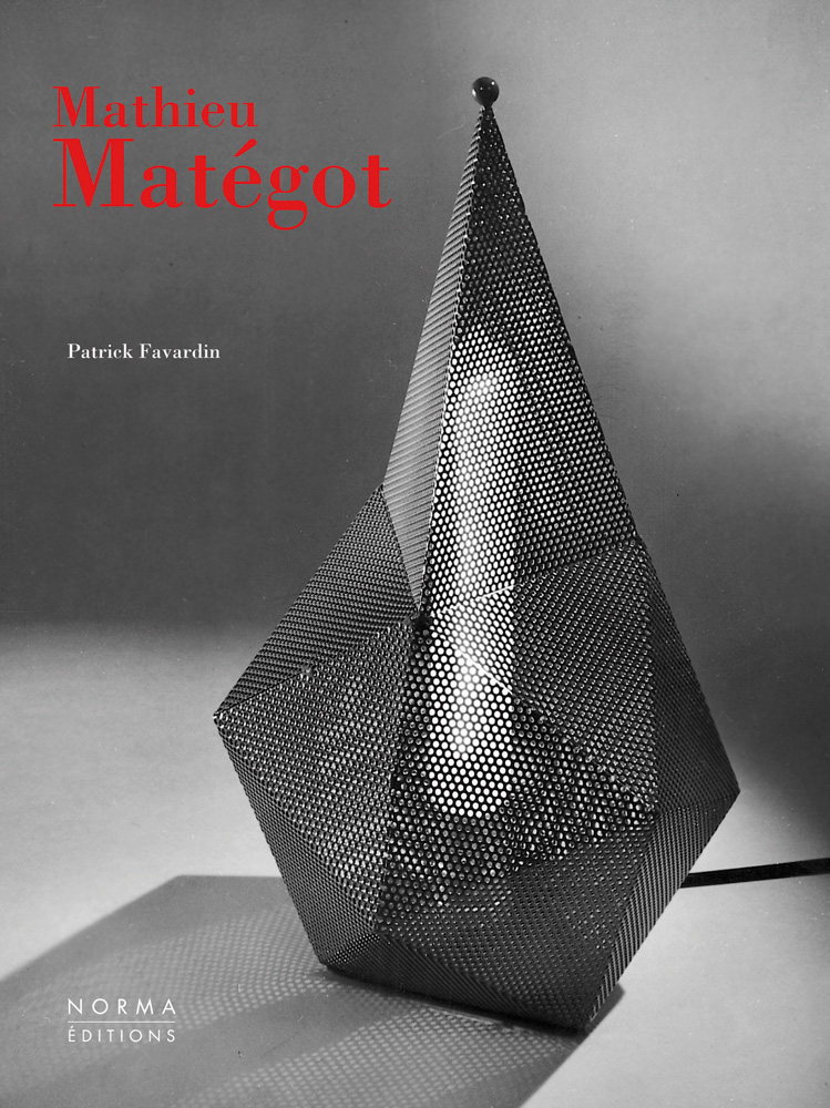 Mid-Century Modern 'Baghdad' Table Lamp, on cover of 'Mathieu Mategot', by Editions Norma.