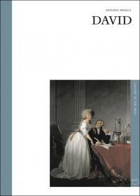 Book cover of David, The Art Gallery Series, featuring an oil painting titled, Portrait of Monsieur Lavoisier and His Wife by Jacques-Louis David. Published by 5 Continents Editions.