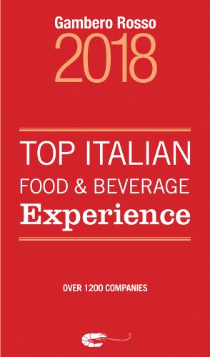 Gambero Rosso 2018 Top Italian Food & Beverage Experience over 1200 companies in white font on red cover