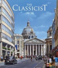 Book cover of The Classicist No. 10, with St Paul's Cathedral dome, poking through the London cityscape. Published by Inst Classical Arch, Class America.