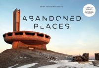 Abandoned Bulgarian communist party monument, on snow covered ground, on cover 'Abandoned Places, Abkhazia edition', by Lannoo Publishers.