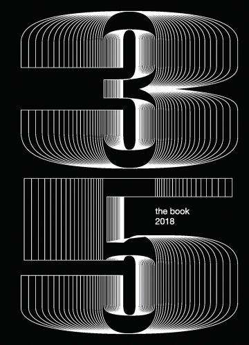 Black cover with '35' in white, to front of 'The Book 2018', by Lannoo Publishers.