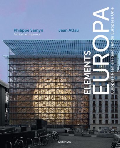 Residence Palace Conference centre in the Brussels, Belgium, on cover of 'Elements Europe', by Lannoo Publishers.