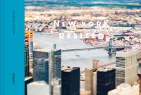 Landscape of New York City with tilt-shift lens, making it too like a miniature city, on cover of 'New York Resized', by Lannoo Publishers.