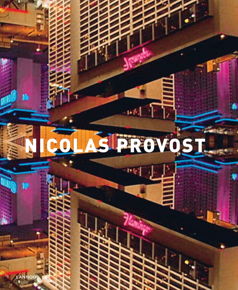 Flamingo Las Vegas Hotel & Casino, on cover of 'Nicolas Provost. Dream Machine', by Lannoo Publishers.