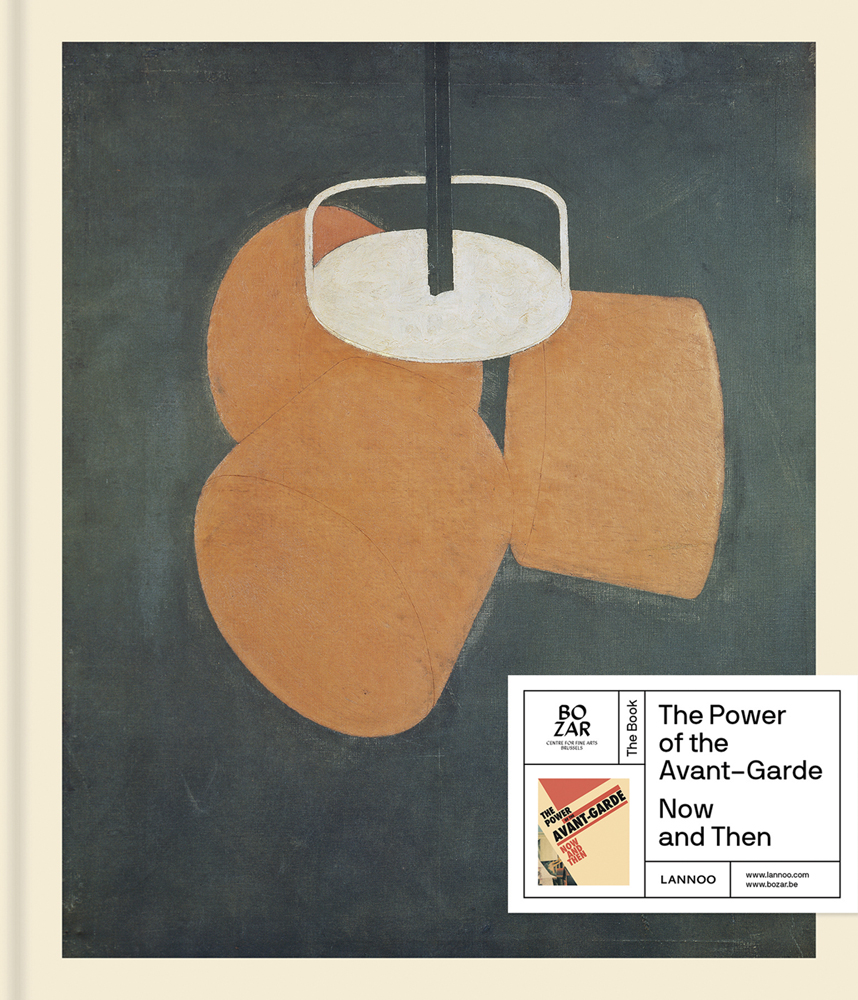 Painting by Marcel Duchamp 'Chocolate Grinder (No.1)', on cover of 'The Power of the Avant-Garde, Now and Then', by Lannoo Publishers.