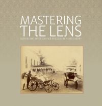Book cover of Mastering the Lens: Before and After Cartier-Bresson in Pondicherry, with two figures in Indian dress sitting in a carriage. Published by Mapin Publishing.