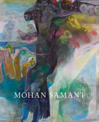 Book cover of Mohan Samant: Erotic Sketchbooks, with a painting of figure with multiple faces. Published by Mapin Publishing.