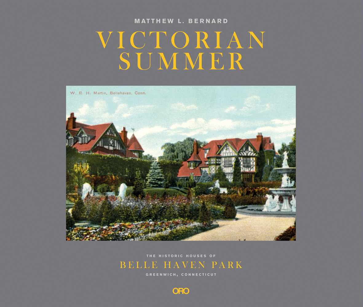 Victorian house with luxury grounds and fountain on grey cover, Victorian Summer in yellow font above