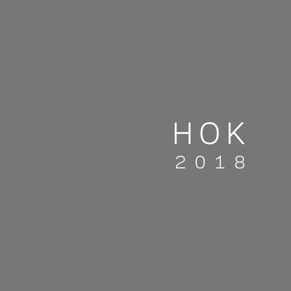 HOK 2018 in white font on grey cover to lower right