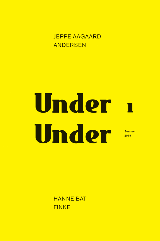 Under Under Summer 2019 in black font on bright yellow cover, by ORO Editions.