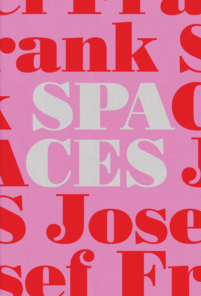 'SPACES', in off-white font to centre of pink cover, by Park Books.