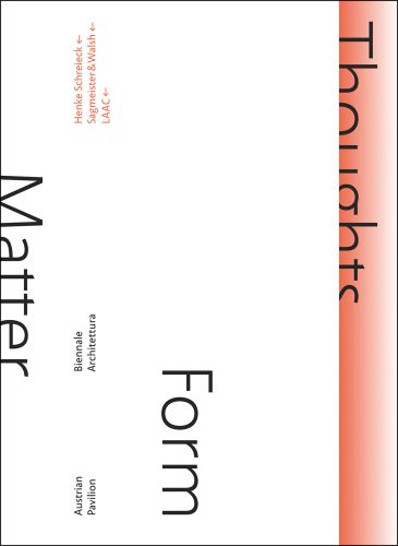 Right rotation text, Thoughts Form Matter in black font on white and coral cover
