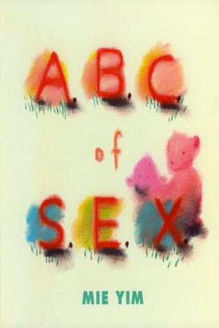 Book cover of A.B.C. of S.E.X., with a pastel drawing of two bears. Published by Pointed Leaf Press.