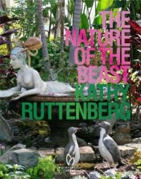 Book cover of Nature of the Beast, with a ceramic sculpture of a figure on a fountain. Published by Pointed Leaf Press.