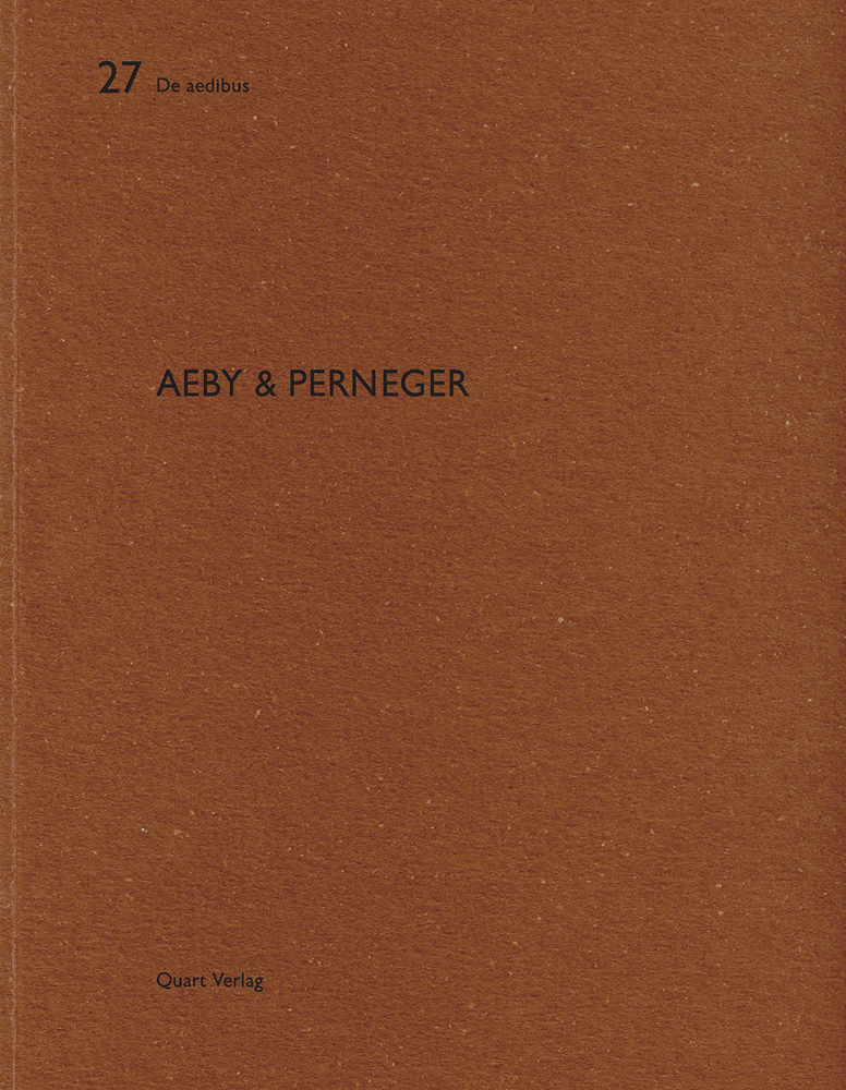 Book cover of Aeby & Perneger: De aedibus 27. Published by Quart Publishers.