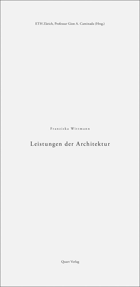Leistungen der Architektur