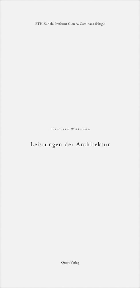 Leistungen der Architektur