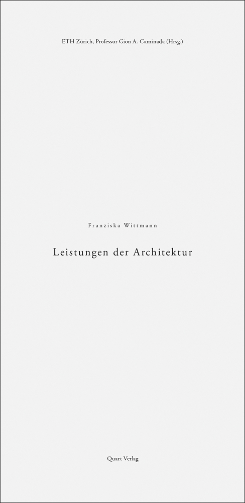 Leistungen der Architektur