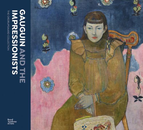 1896 portrait of a Young Woman Vaite Jeanne Goupil by Paul Gauguin, Gauguin and the Impressionists in white font on left blue border