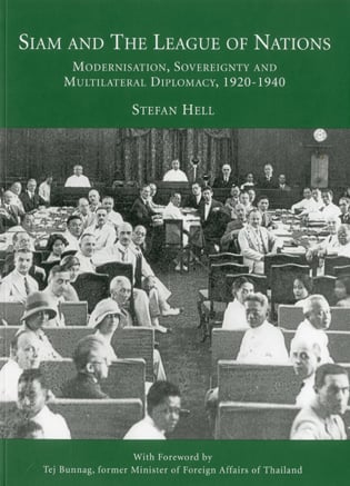 The League of Nations International Opium Conference, Bangkok, 1931, on cover of 'Siam and the League of Nations', by River Books.