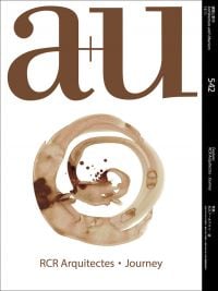 Magazine cover of a+u 15:11, 542: RCR Arquitectes - Journey. Published by Shinkenchiku-Sha Co., Ltd.