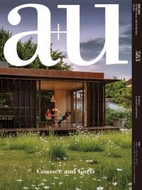 Magazine cover of a+u 19:04 583: Coussée and Goris. Published by Shinkenchiku-Sha Co., Ltd.
